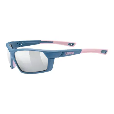 Uvex Sportstyle 225 Blue Mat Rose / Litemirror Silver (cat. 3) sportovní brýle