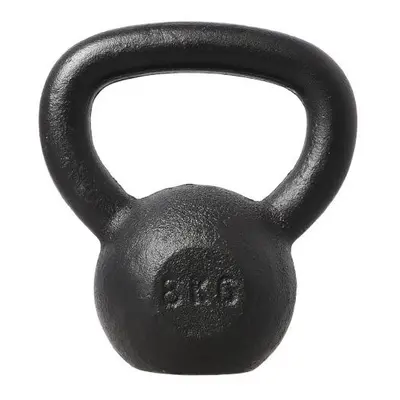 HMS Litinový kettlebell KZG08 8 kg, černý