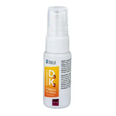 Strunecká Vitamin D3 1000 IU + K2 ve spreji 30ml