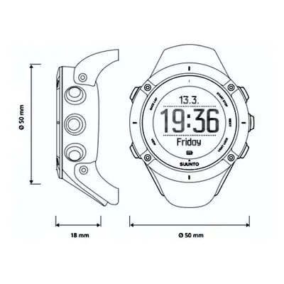 Suunto Ambit3 Peak Black (AKČNÍ CENA)