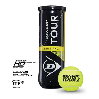 DUNLOP TOUR Brilliance 3BP Tenisové míče