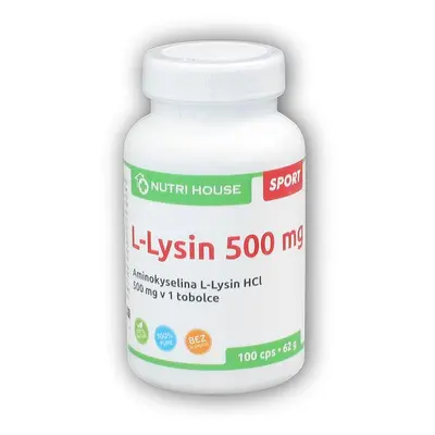 Nutri House L-Lysin 500mg 100 kapslí