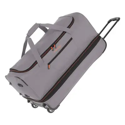 Travelite Basics Wheeled duffle L Grey/green taška