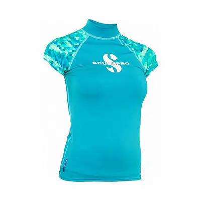 Lycrové triko Scubapro RASH GUARD CARIBBEAN UPF50, krátký rukáv - dámské