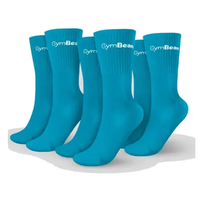 GymBeam Ponožky 3/4 Socks 3Pack Aquamarine