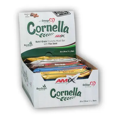 Amix 25x Cornella Crunchy Muesli Bar 50g MIX