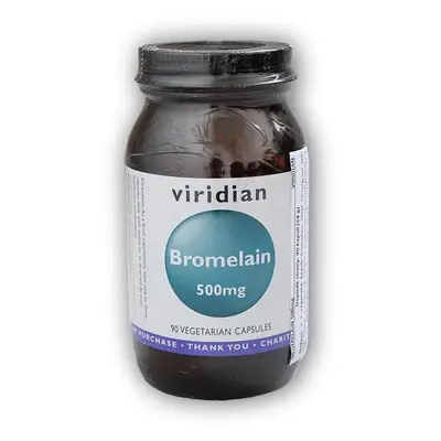 Viridian Bromelain 500mg 90 kapslí