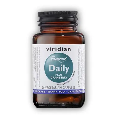 Viridian Synerbio Daily + Cranberry 30 kapslí