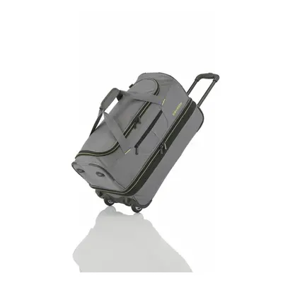 Travelite Basics Wheeled duffle S Grey/green taška