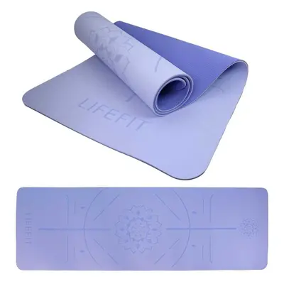 Lifefit Podložka Yoga MAT Relax Duo 183x58x0,6cm modrá