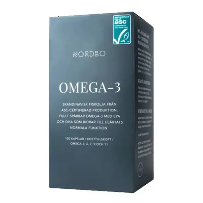 Nordbo Scandinavian Omega-3 Trout Oil 120 kapslí