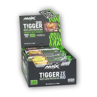 Amix 20x MIX Tigger Zero Multi Layer Prot. Bar 60g