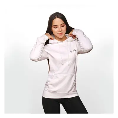 GymBeam Dámská mikina PRO Hoodie White