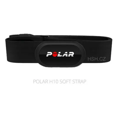 Polar Hrudní vysílač H10+ Bluetooth Smart / ANT+ SoftStrap black - M-XXL (AKČNÍ CENA)