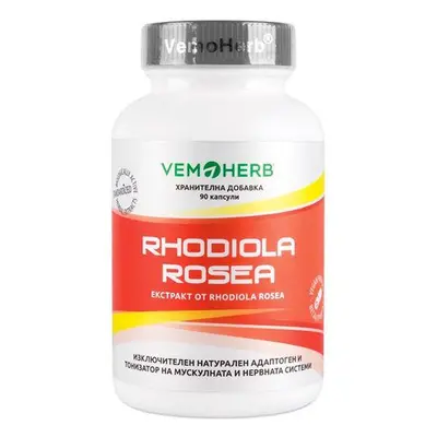 Vemoherb Rhodiola Rosea 90 kapslí