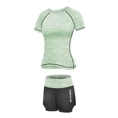 Merco Runner Short 2W fitness set zelená