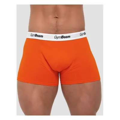 GymBeam Pánske boxerky Essentials 3Pack Orange