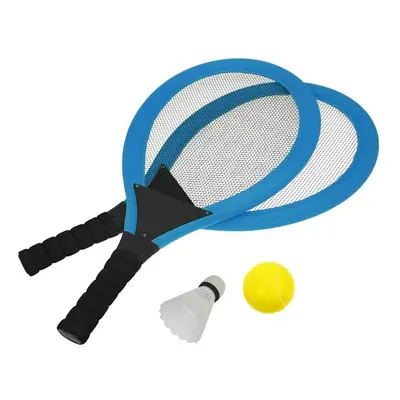 Rulyt Set na plážové hry tenis/badminton 2xraketa soft miček badm. Košík modrá