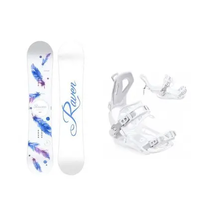 Raven Mia White dámský snowboard + Raven FT360 white vázání