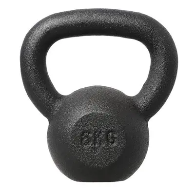 HMS Litinový kettlebell KZG06 6 kg, černý