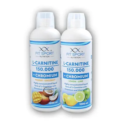 FitSport Nutrition 2x L-Carnitine 150000 + Chromium 1000ml