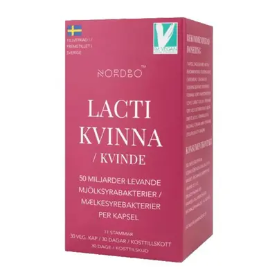 Nordbo Lacti Kvinna 30 kapslí