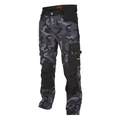 Bennon CAMOS Trousers black/grey