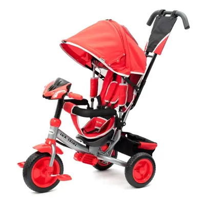 BABY MIX Dětská tříkolka s LED světly Lux Trike červená