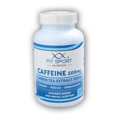 FitSport Nutrition Caffeine 200mg + Green Tea Extract 300mg 120 caps