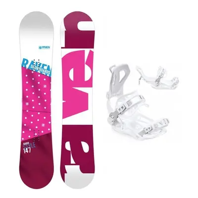 Raven Style Pink dámský snowboard + Raven FT360 white snowboardové vázání + sleva 400,- na přísl