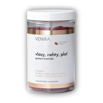 Venira Gumoví medvídci pro vlasy,nehty,pleť 60 pcs