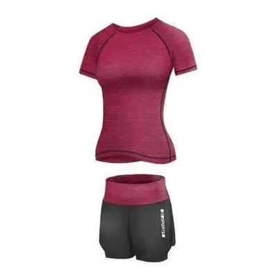 Merco Runner Short 2W fitness set plum