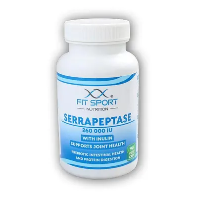 FitSport Nutrition Serrapeptase 260.000 IU with Inulin 90 vege caps