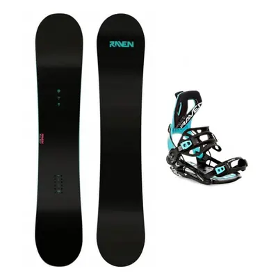 Raven Pure mint dámský snowboard + Raven FT360 black/mint dámské vázání