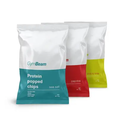 GymBeam Proteinové čipsy 7 x 40 g