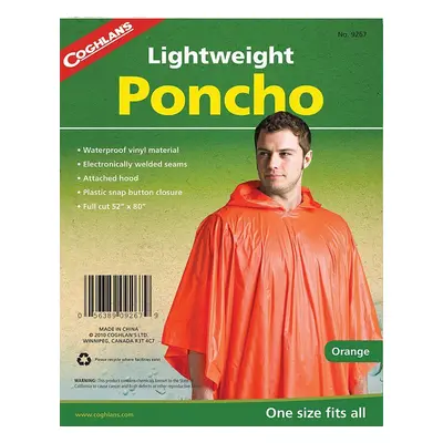 Coghlans pončo oranžové Lightweight Poncho