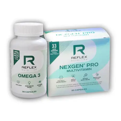 Reflex Nutrition Nexgen Pro 90 kapslí + Omega 3 90 kapslí