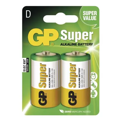 GP Batteries Alkalická baterie GP Super LR20 D 2 ks