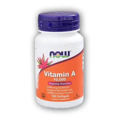 NOW Foods Vitamin A 10000 IU 100 softgel kapslí