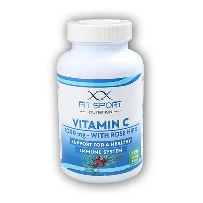 Fit Sport Nutrition Vitamin C 1000mg with Rose Hips 120 vege tabs