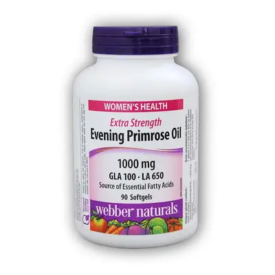 Webber Naturals Evening Primrose Oil 1000 mg 90 tobolek