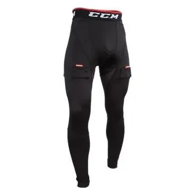 CCM Kalhoty se suspenzorem Compression Pant Jock SR