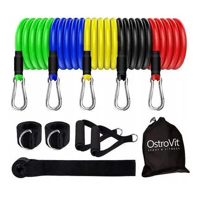 Ostrovit Expander training bands set 5 kusů pásů