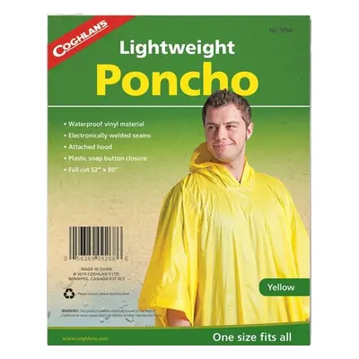 Coghlans pončo žluté Lightweight Poncho