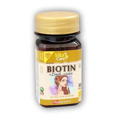 VitaHarmony Biotin 300 mcg + Selen + Zinek 87 tablet