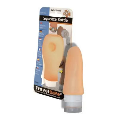 TravelSafe mačkací dávkovací lahev Squeeze Bottle oranžová