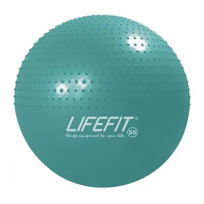 Lifefit Gymnastický masážní míč Massage Ball 55 cm tyrkysový