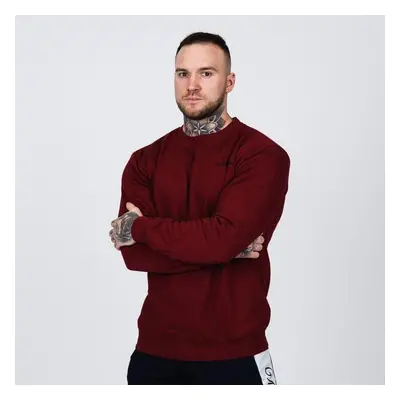 GymBeam Mikina Basic Jumper Burgundy