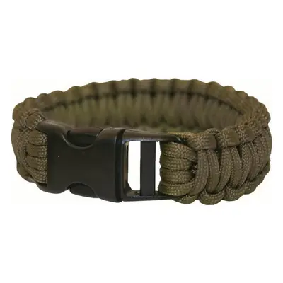 BCB Adventure náramek paracord plast olivový