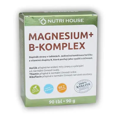 Nutri House Magnesium + B-komplex 90 tablet